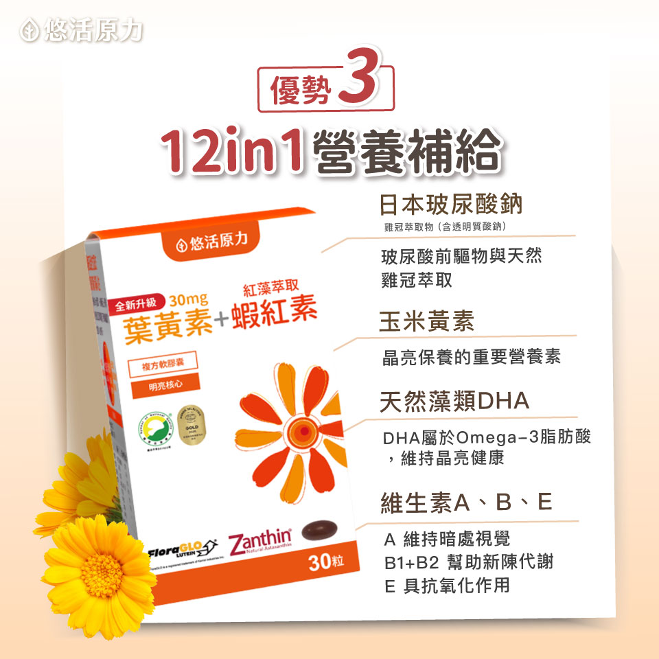 好的水潤葉黃素 必須符合這些條件