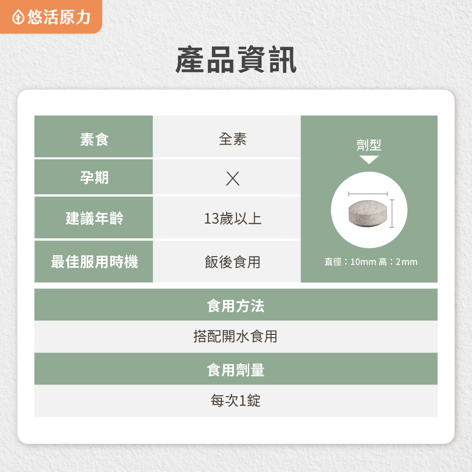 【悠活原力】Pure消化酵素速崩錠(30粒/瓶)_09