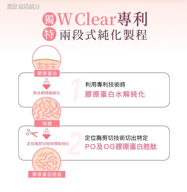 獨特 WClear 專利兩段式純化製程